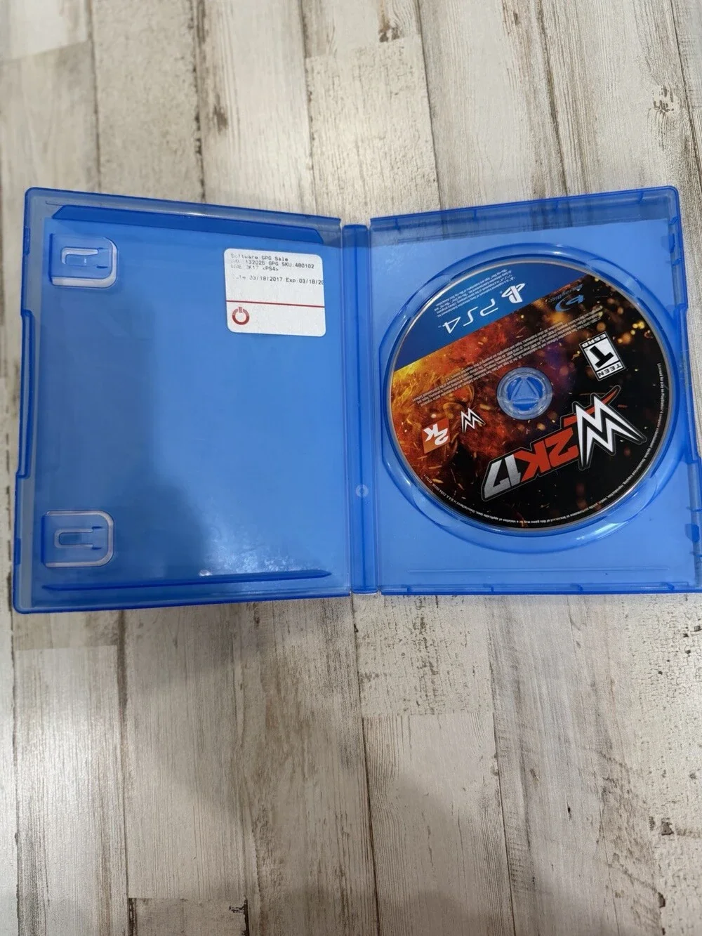 WWE 2K17 PS4 PlayStation 4 Wrestling Game Brock Lesnar 2K Complete w/ Case